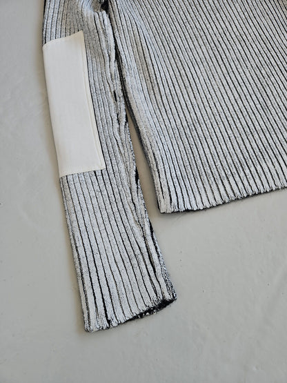 AW2018 Maison Margiela handpainted ribbed sweater