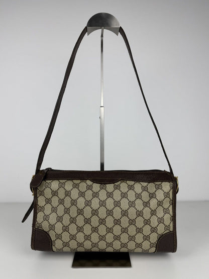 Vintage 70s Gucci monogram shoulder bag