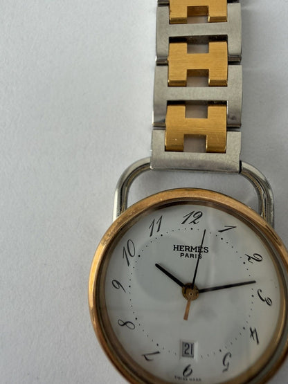 Vintage 1990s Hermes Arceau watch