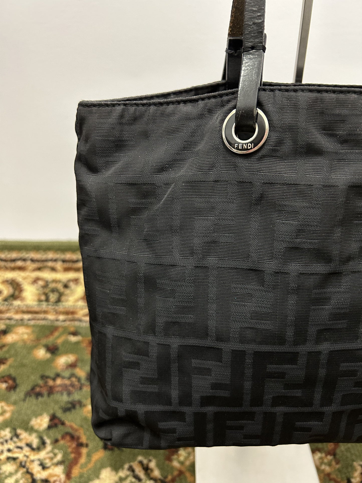 Vintage y2k fendi ff zucchino monogram tote bag