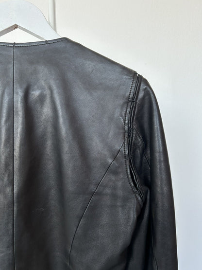Yves Saint Laurent Rive Gauche Tom Ford era leather jacket