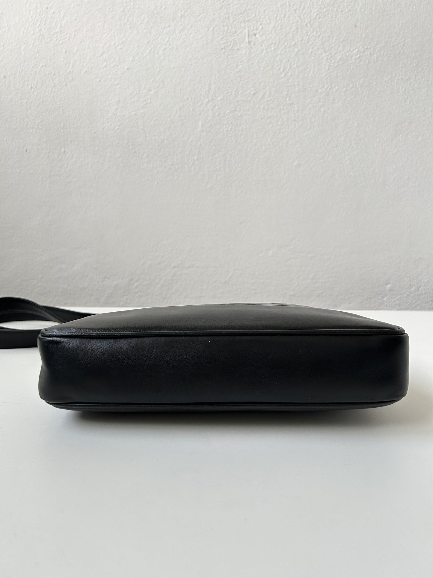 Vintage 90s chanel quilted lambskin matelasse shoulder bag