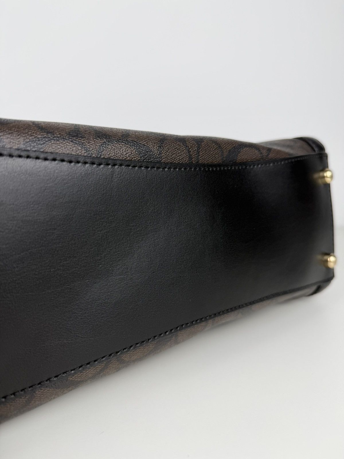 Coach kailey carryall signature monogram tote bag
