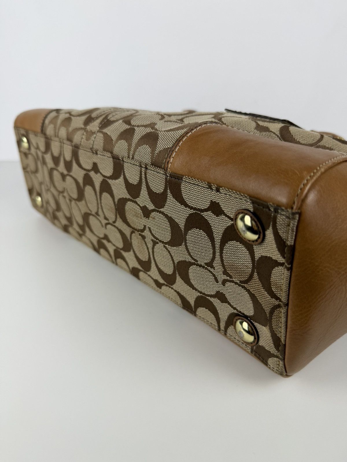 Coach signature turnlock Hamptons tote bag