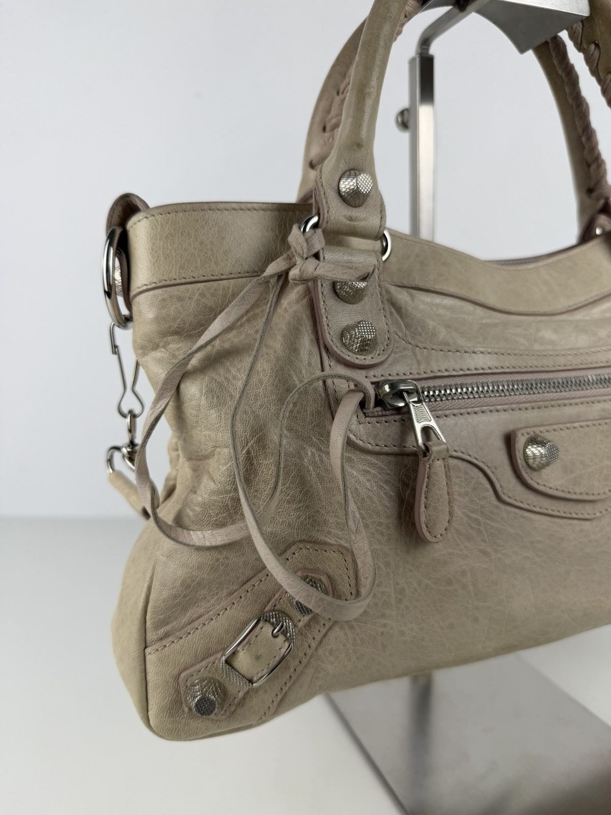 Balenciaga the first bag giant silver hardware