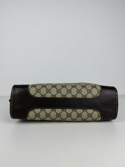 Vintage 70s Gucci monogram shoulder bag