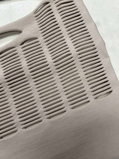 Good Goods issey miyake mokko poly square cutout tote bag