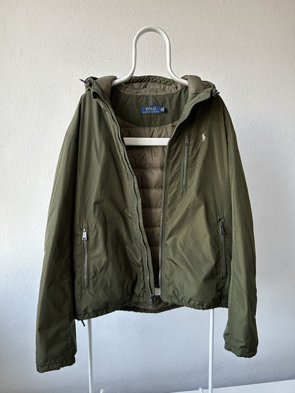 Ralph lauren hooded light puffer jacket