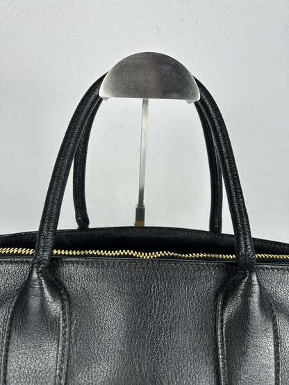 Miu miu madras leather tote bag
