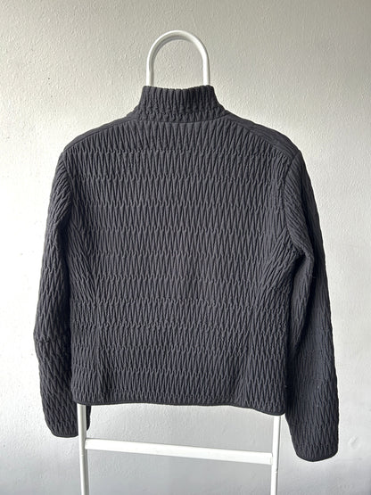 Archive AW2011 Prada pleated full zip sweatshirt