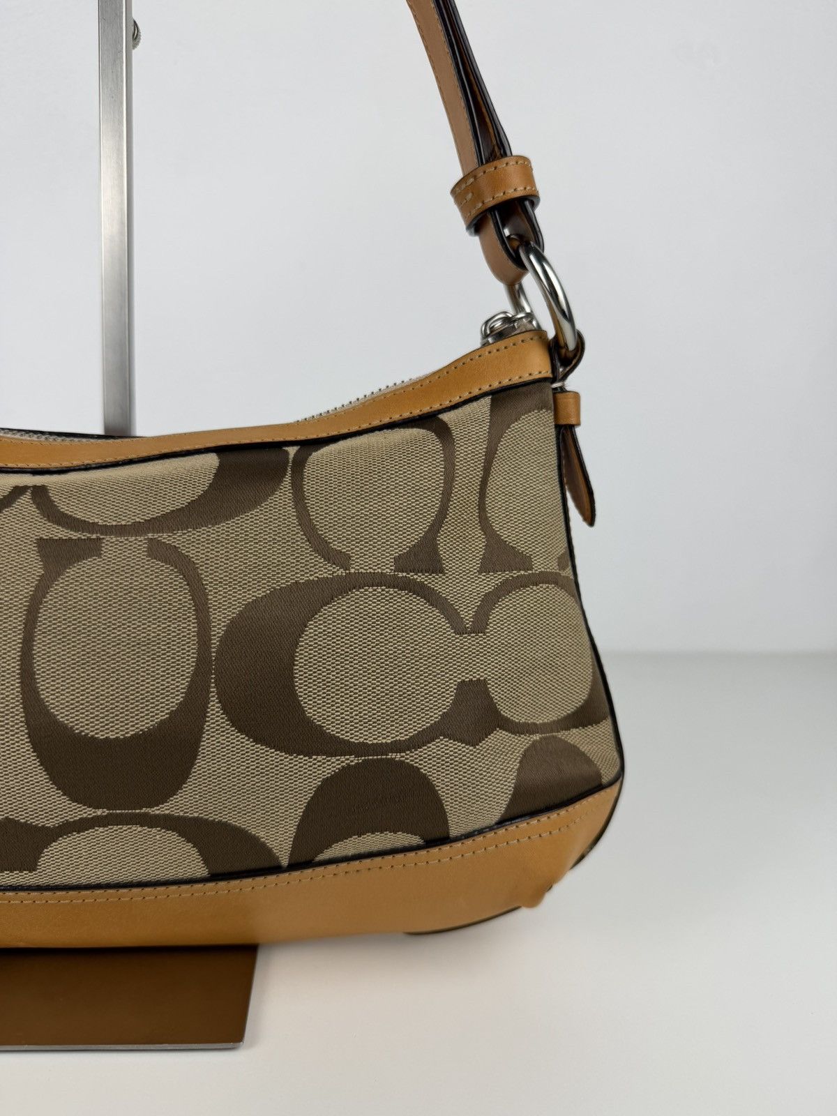 Coach signature small hobo bag