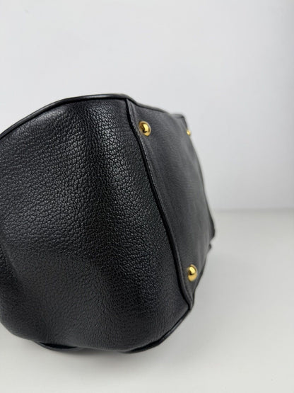 Miu miu madras leather mini boston bag