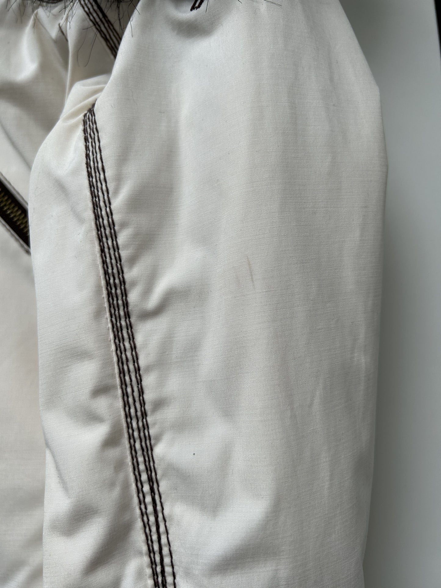 Archive y2k Miss Sixty faux fur lined hooded bomber