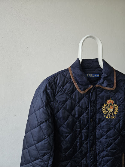 Ralph Lauren quilted embroidered logo jacket