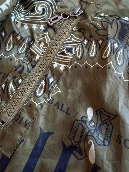 John Galliano newspaper print windbreaker jacket