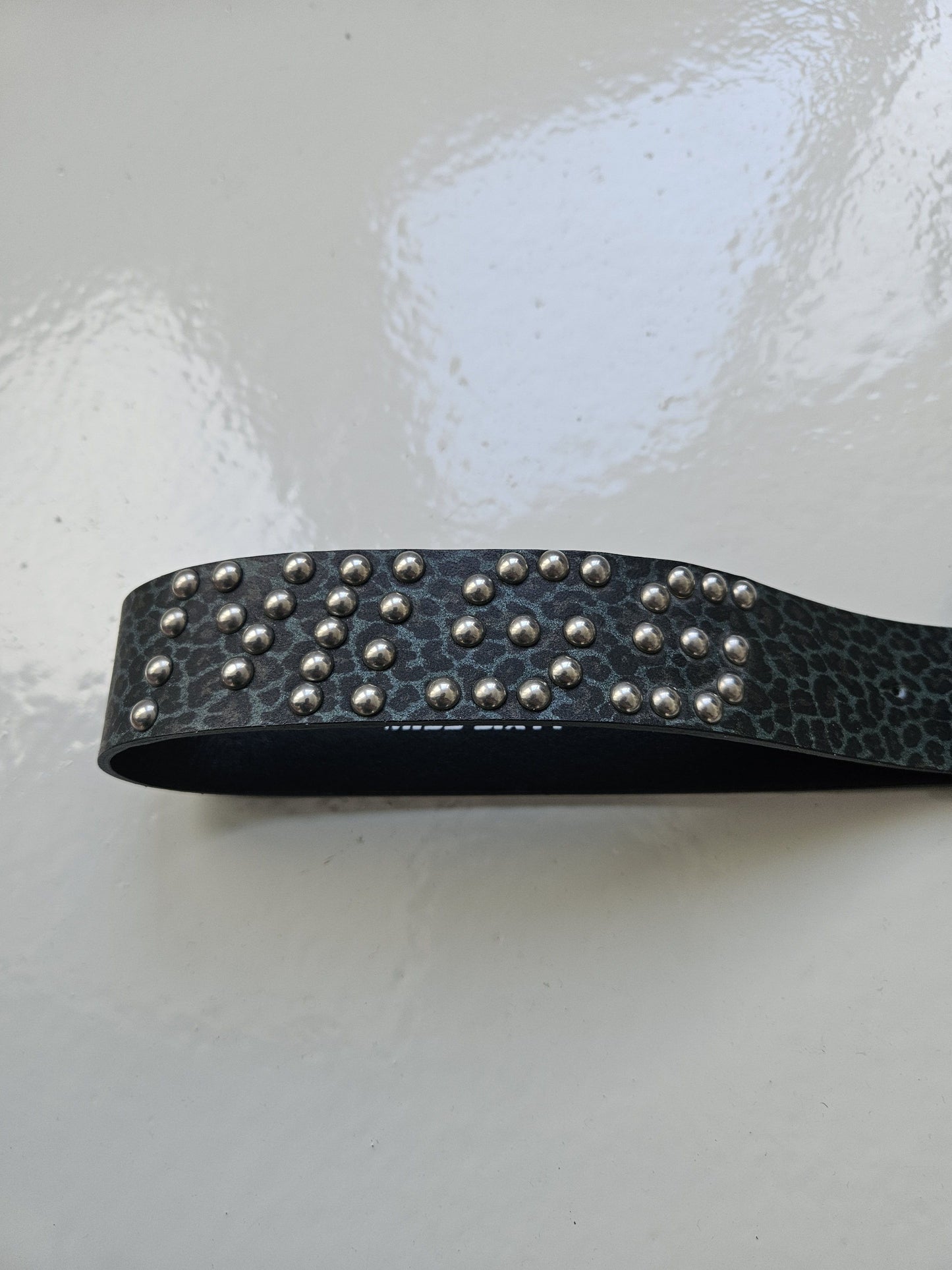 Miss Sixty studded big buckle belt