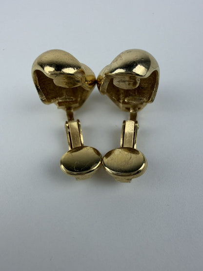 Vintage 80s Christian Dior clip on earrings