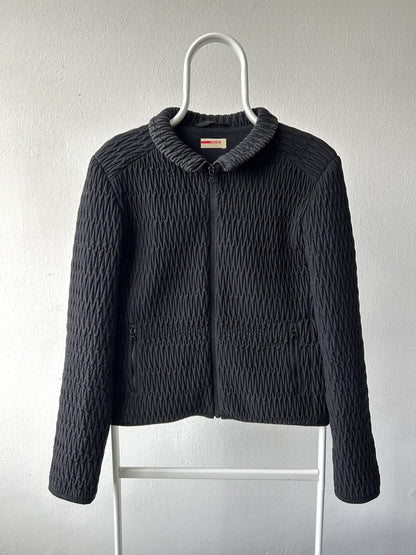 Archive AW2011 Prada pleated full zip sweatshirt