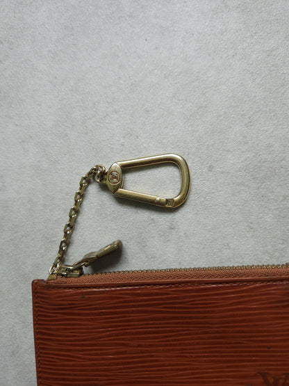 Vintage Louis Vuitton epi leather pochette cle