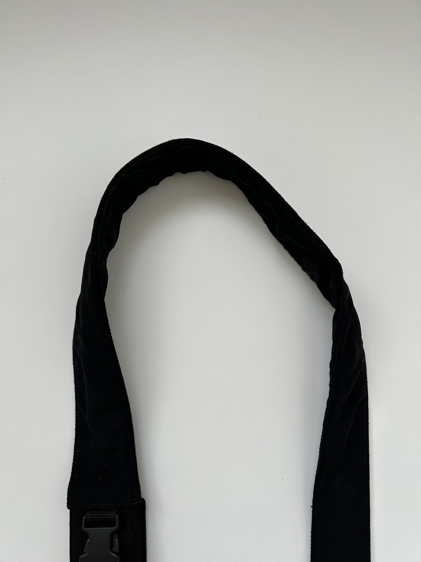 Archive AW1999 miu miu leather nylon crossbody/ sling bag