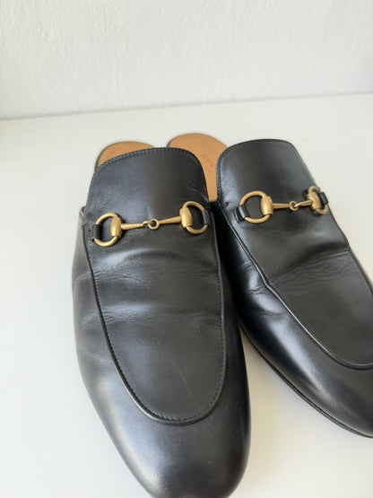 Gucci princetown horsebit slip on loafers