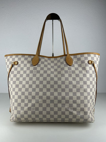 Louis Vuitton damier azur neverfull gm tote bag
