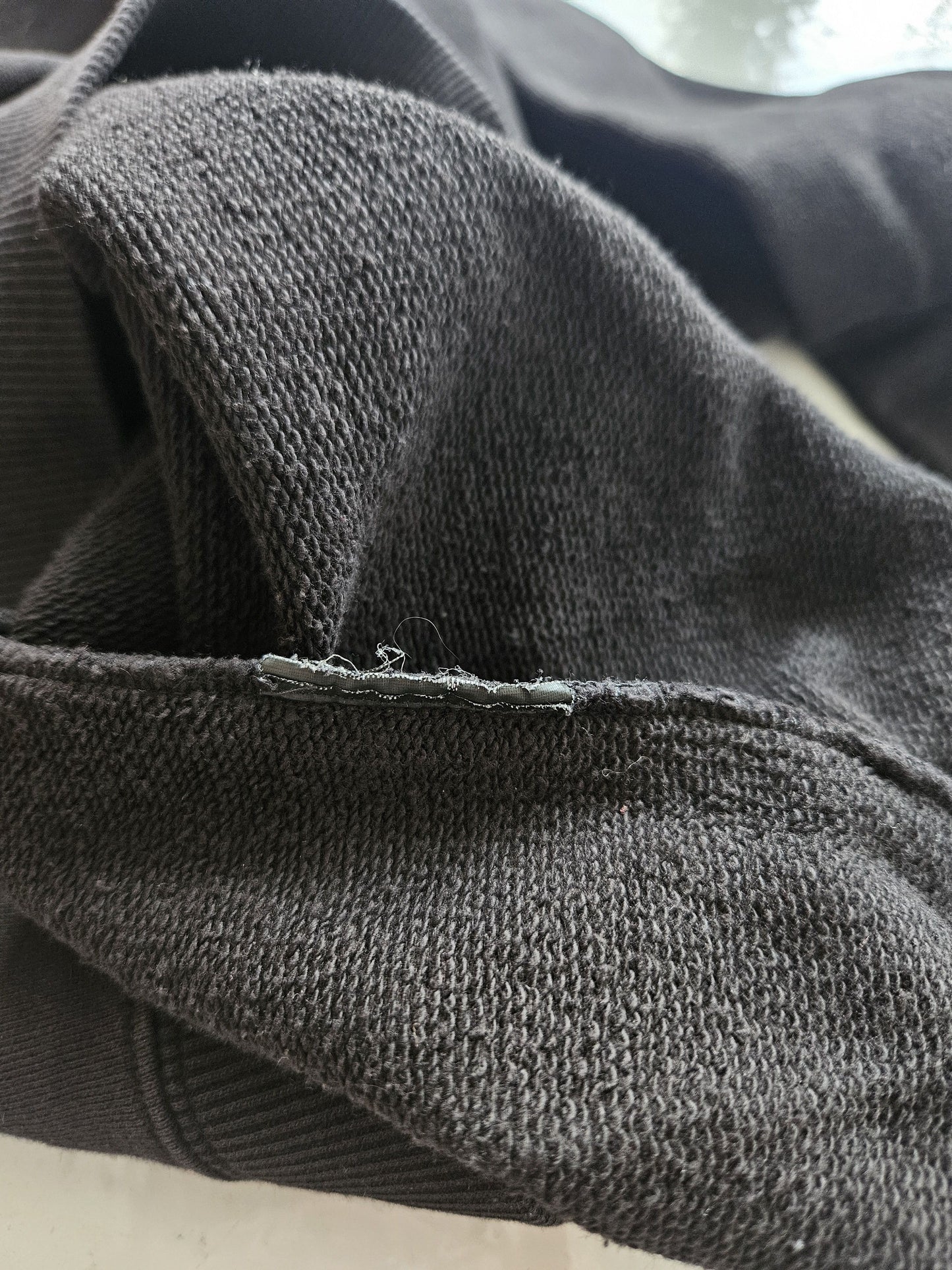 Saint Laurent zip off collar crewneck