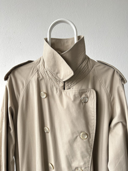 Vintage burberry nova check lined trench coat