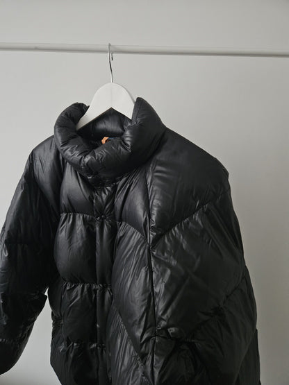 Vintage 90s moncler grenoble black puffer jacket with badge