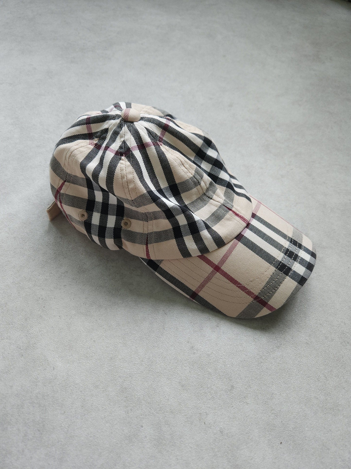 Vintage y2k burberry nova check hat cap