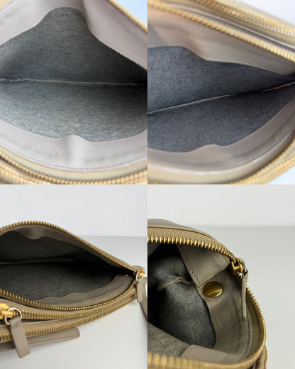 Celine trio leather shoulder/ crossbody bag