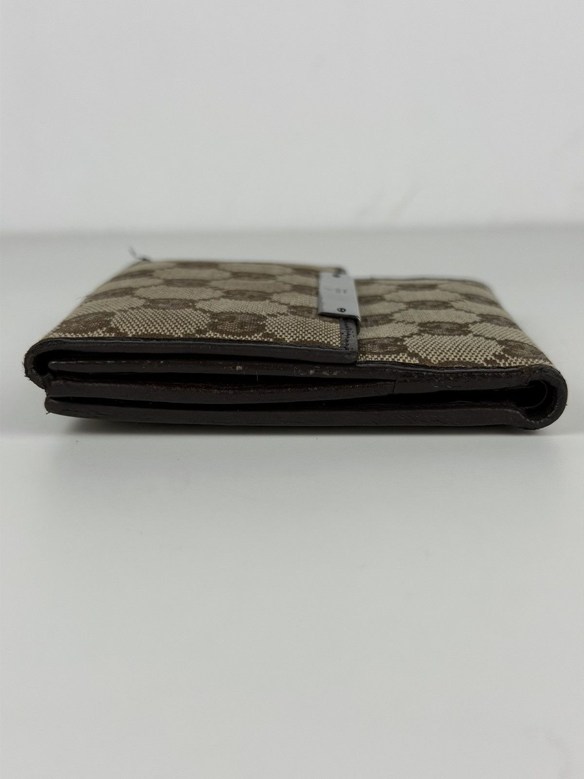 Gucci GG monogram canvas trifold wallet