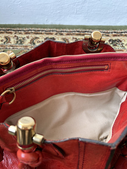 Chloe heloise leather handbag