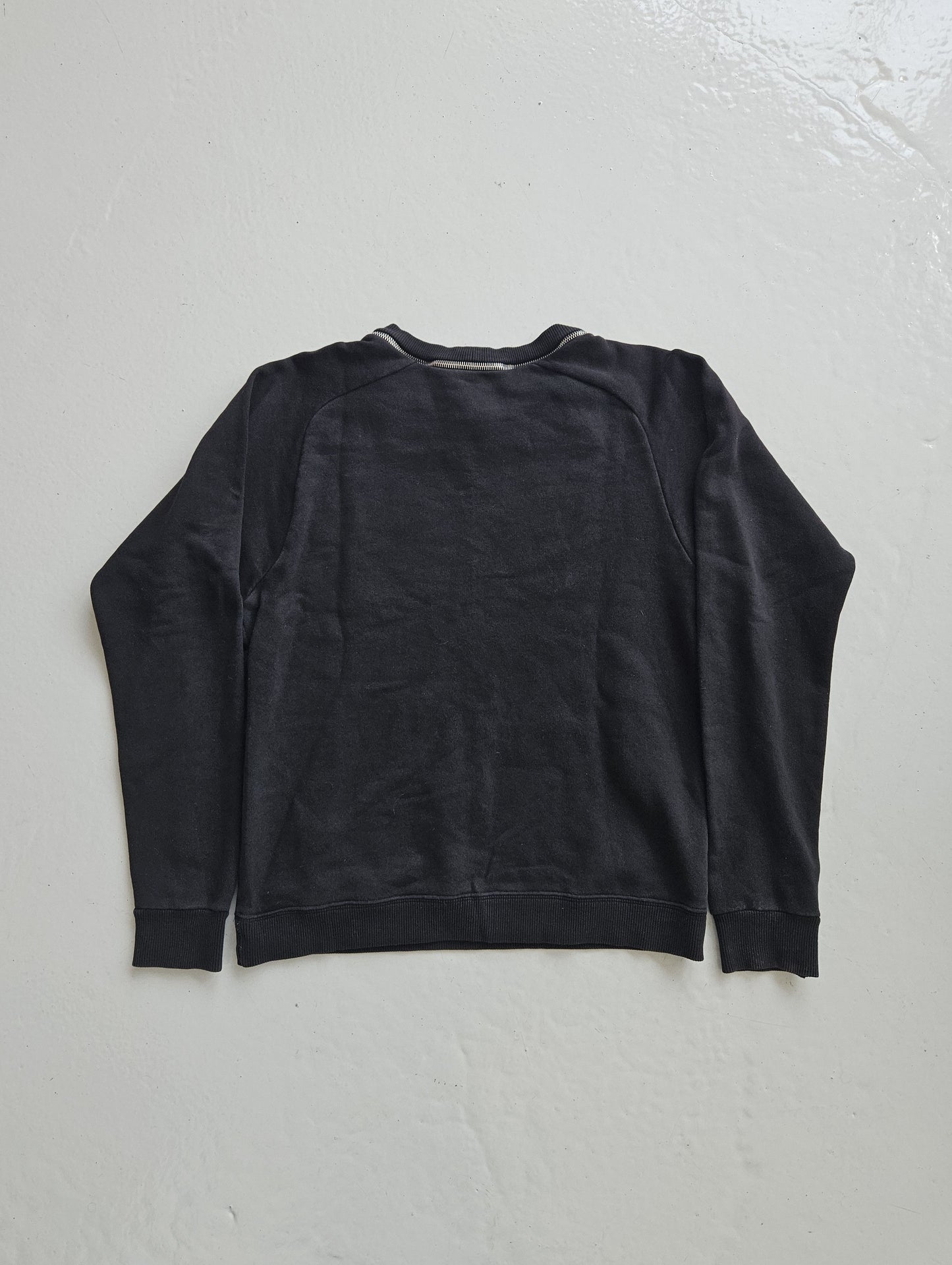 Saint Laurent zip off collar crewneck