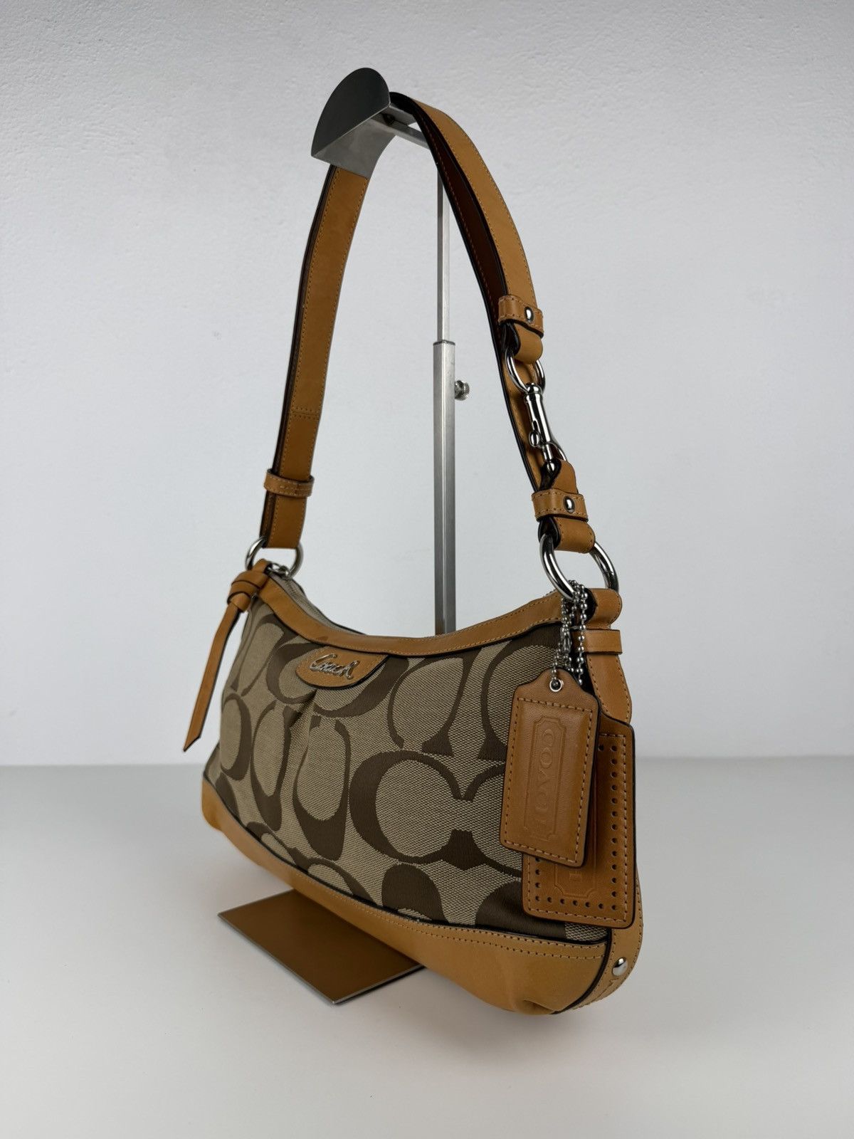 Coach signature small hobo bag