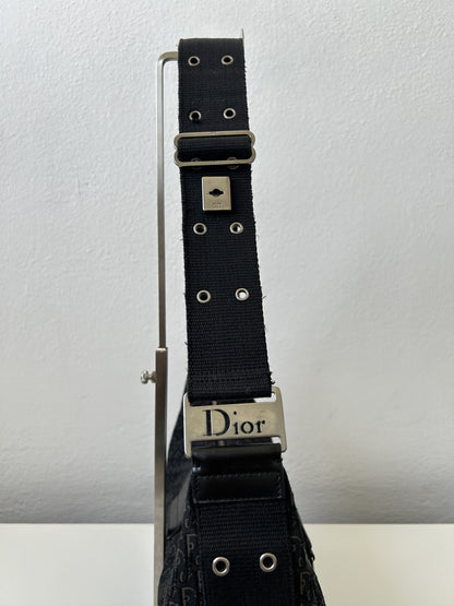 Y2k Dior street chic half moon hobo handbag