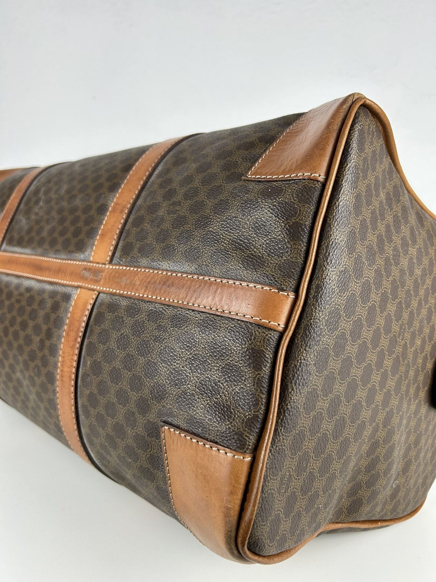 Vintage 90s Celine macadam monogram boston bag