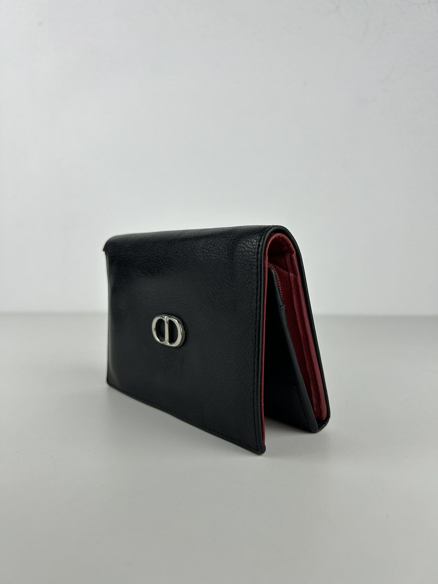 Vintage 90s Dior leather bifold wallet