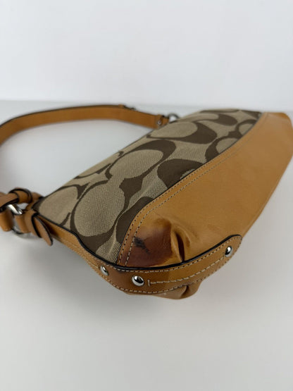 Coach signature small hobo bag