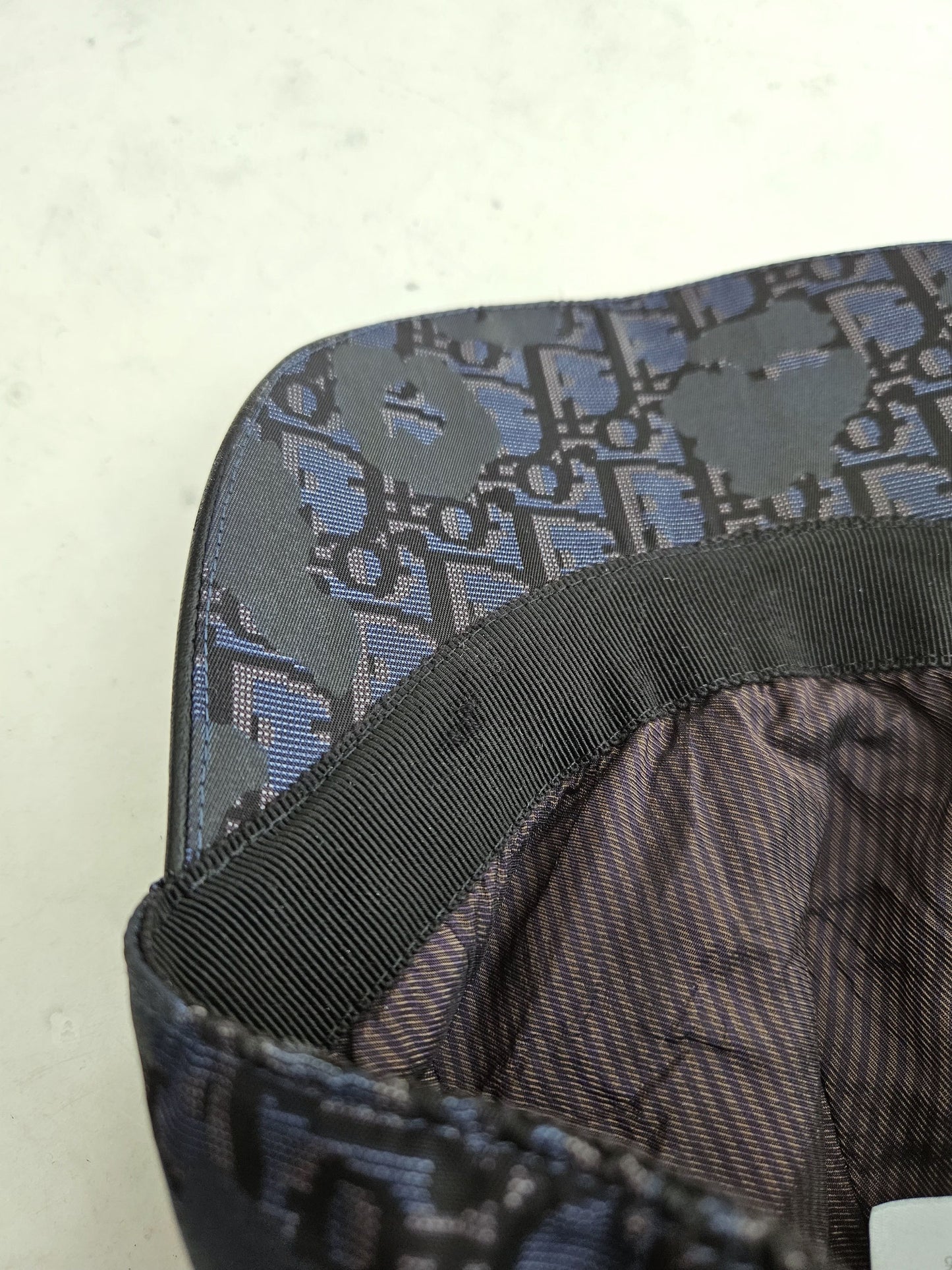 Dior trotter oblique monogram hat snapback