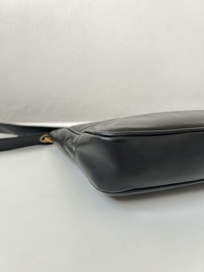 Vintage 90s chanel quilted lambskin matelasse shoulder bag