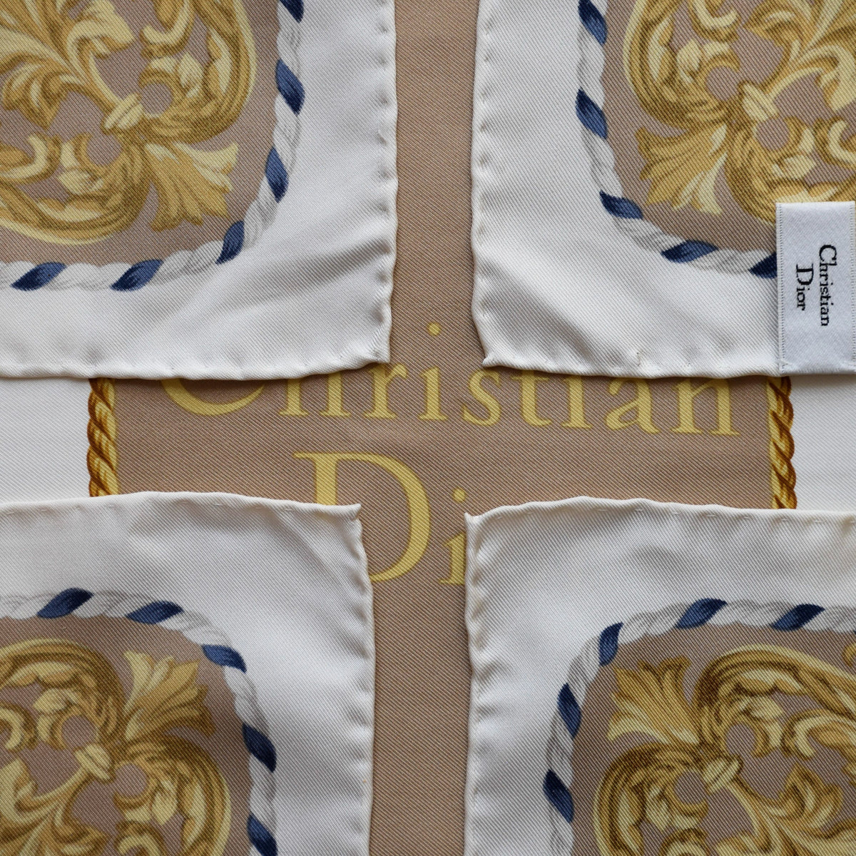 Vintage Dior silk scarf