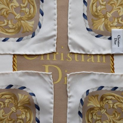 Vintage Dior silk scarf