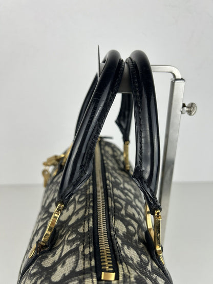 Dior John Galliano era trotter monogram mini boston bag