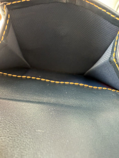 Dior trifold street chic monogram canvas and leather wallet