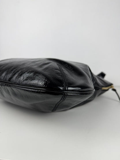 AW2007 Yves Saint Laurent Rive Gauche sac metropolis patent leather tote bag