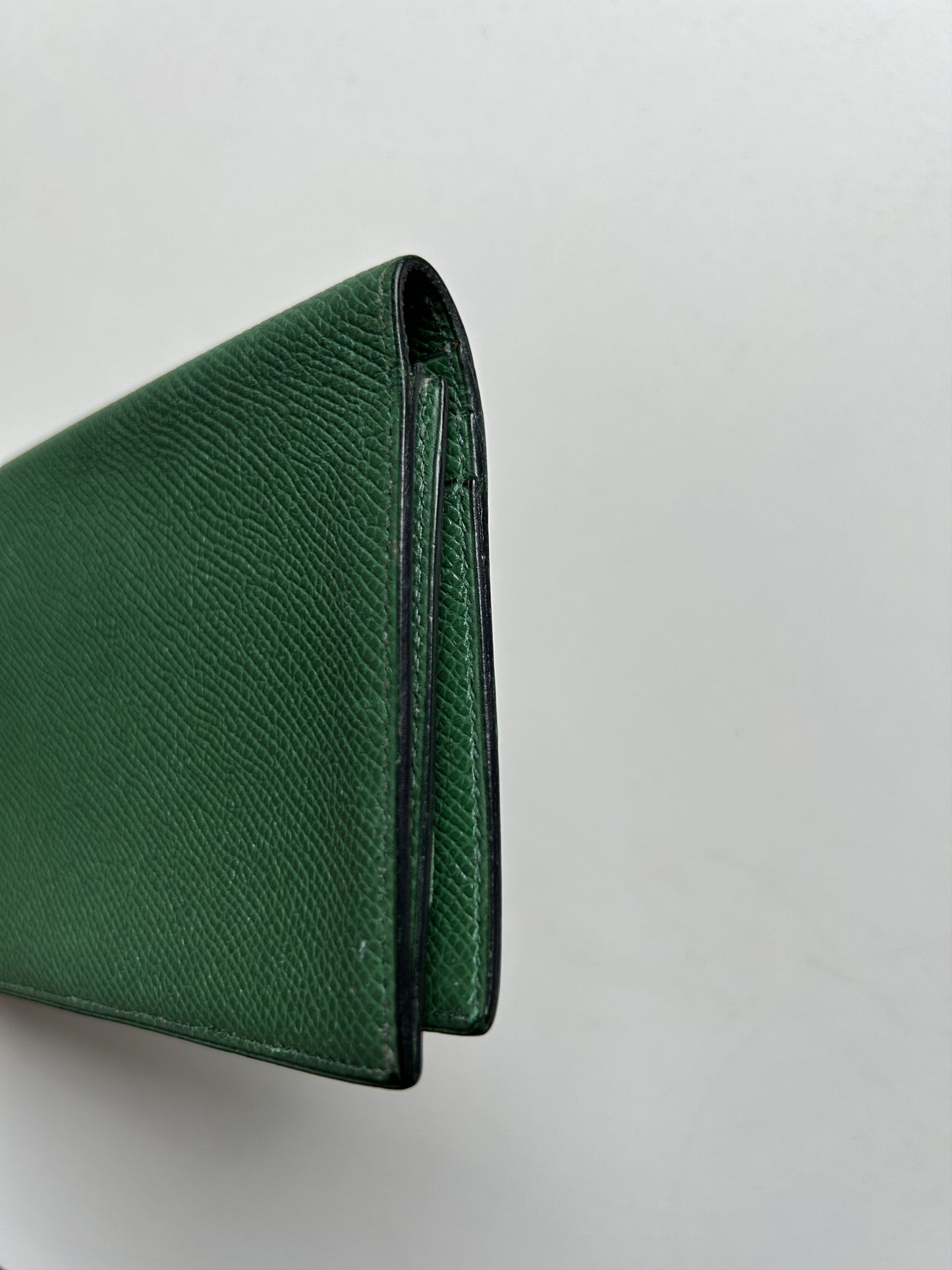 Vintage hermes osaka long bifold wallet