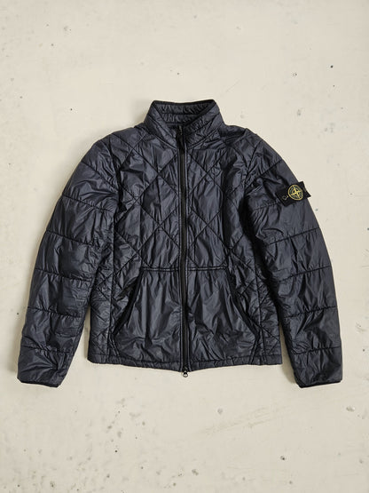 Stone Island garment dyed quilted micro yarn light down jacket