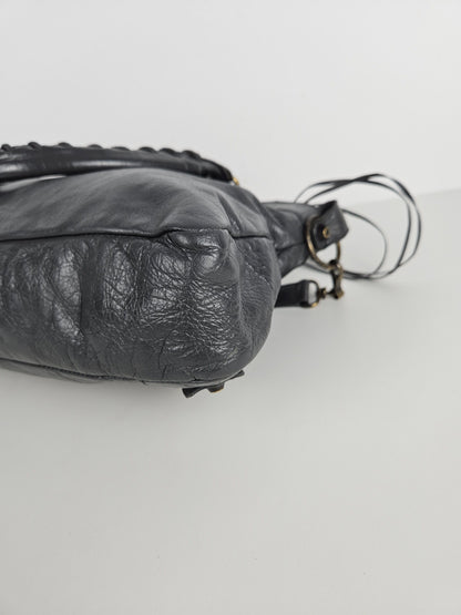 Balenciaga first bag in dark gray