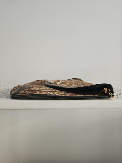 Vintage 80s Dior trotter chain flap shoulder/ crossbody bag